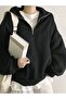 Unisex Stand Collar Half Zipper Sweatshirt - 4