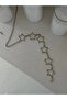 Star Patterned Silver Chain Belt - 3