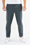 Men's Smoked Jogger Sweatpants Double Leg Sports Casual Pants