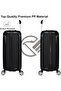 Hard Shell 3-Piece Suitcase Luggage Sets for Unisex – B0002 - 4