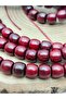 Red Rosewood Capsule Cut Wood String 7*8mm (56602) - 3