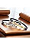 Patterned Steel Bracelet - 5
