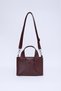 Black /White / Burgundy Shk247 Faux Leather Hand, Arm and Shoulder 3-Piece Bag Set (Shk240-Shk26-Shk60) - 6