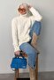 Ecru High Neck Knitwear Sweater Mg2376 - 4