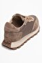 AMANDA Taupe Genuine Leather Women's Sneakers - 5