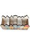Wooden Colorful Multi-Apartment Desktop Pen Holder Pen Box and Organizer - 4