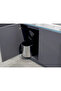 Pyramith P-9151 Lid Mounted In-Cabinet under Counter Trash Can Stainless Steel Body 11 Lt.