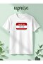 Stressed Printed Cotton Oversize White Tshirt