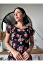 Ravishing Rose shirt and Skirt set in Black - 2