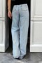 Blue Washed Palazzo Jeans - 2