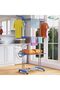 3-Layer Clothes Drying Rack – Folding Clothes Hanger, Space-Saving Laundry Organizer - 2