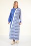 40875 - Stylish Comfortable Striped Knitwear Acrylic Full Length Women's Dress - 6