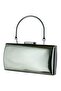 Platinum Mirror Metal Handle Chain Evening Dress Clutch Bag - 2