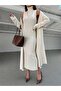 High Neck Sleeveless Women's Knitwear Long Set - 4