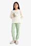 Ecru Girl's Top and Bottom Set F6219A8/Er134 - 3