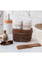 Home Daily 4-Piece Towel Set 30X50 Cm-Brown