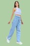 Arctic Blue Wide Leg Jean