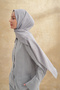 Bamboo Baroque Pattern Shal - Silver