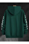 Casual "Thirst for Freedom" Graphic Hooded Sweatshirt for Men - 3