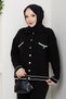 Women's Gold Buttoned Sports Jacket Cardigan - 5