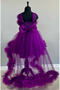 Children's Evening Dress with Tail and Ruffles - 2