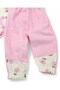 Baby Girl Corduroy Tulip Printed Vest 3 Piece Cute 6-12 Month Baby Set - 4