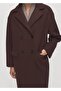 Double-Breasted Midi Coat