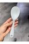 Hard Tip Silicone Rice Spoon High Heat Resistant Fireproof Non Stick Silicone Spoon 22 cm - Gray - 4