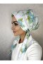 Hb8 Patterned Back Tie Shawl Scarf
