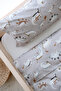 Organic Montessori Bedding Set with Dinosaurs (100X200 - 50X70 -90X190+20) - Dinosaurs - 2