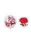Transparent Balloon Set with Red Confetti, 10 Pieces Birthday Bride to Be Balloon Decoration - 2