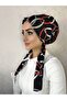 وشاح مسطح منقوش من HB16 مع رباط خلفي