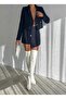 Tailored Chic Set-Navyblue - 4