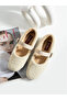 Women's Winter Belted Buckle Plush Wool Furry Dowry Bundle Fluffy Indoor Outdoor Ballet Flats Stc1148 - 3