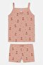Girl's Patterned Tank Top and Shorts Set, Set of 6 - 2
