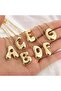Balloon Letter Gold Color Necklace B Letter - 3