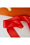 Red satin 3 cm ribbon, will be sent as 2 meters. - 2