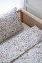 Minimal Floral Organic Montessori Duvet Cover Set (100X200 - 50X70 -90X190+20) -Woodland Floral - 2