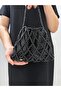 Mesh Bag - Diamond Patterned Pearl Bag - Pearl Bag - Pearl Bag - Bead Bag - 3