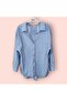 Oversize Draped Cotton Shirt - 2