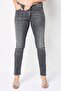 Women Skinny Fit Washed Stretchable Denim Jeans, Grey