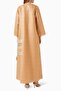 Ensure Comfortable Elegance and Ease with the Light Satin Abaya Set - 3