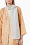 Ensure Comfortable Elegance and Ease with the Light Satin Abaya Set - 5