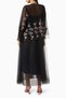 Paillette Tulle Abaya and Sheila Set Offering Elegance and Comfort in One - 3