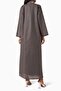 Elevate Your Casual and Chic Style with Breathable 3D Yarn Embroidered Abaya - 3