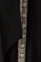Stylish and Comfortable Crystal Detailed Abaya with Open Front Design for Modest Style Wear - 6