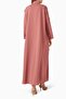 Provide a comfortable and elegant style with a Chic Beaded Embroidered Abaya - 3