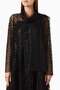 Achieve a Comfortable and Elegant Look with This Stylish Sequined Flounce Abaya Model - 4