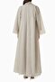 Magnificent Button Detail Abaya Set Triple Design Offers Comfortable Wear and Elegance - 3