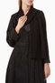 Capture the Modern and Sophisticated Look with a Stylish Button Placket Belted Evening Dress - 4
